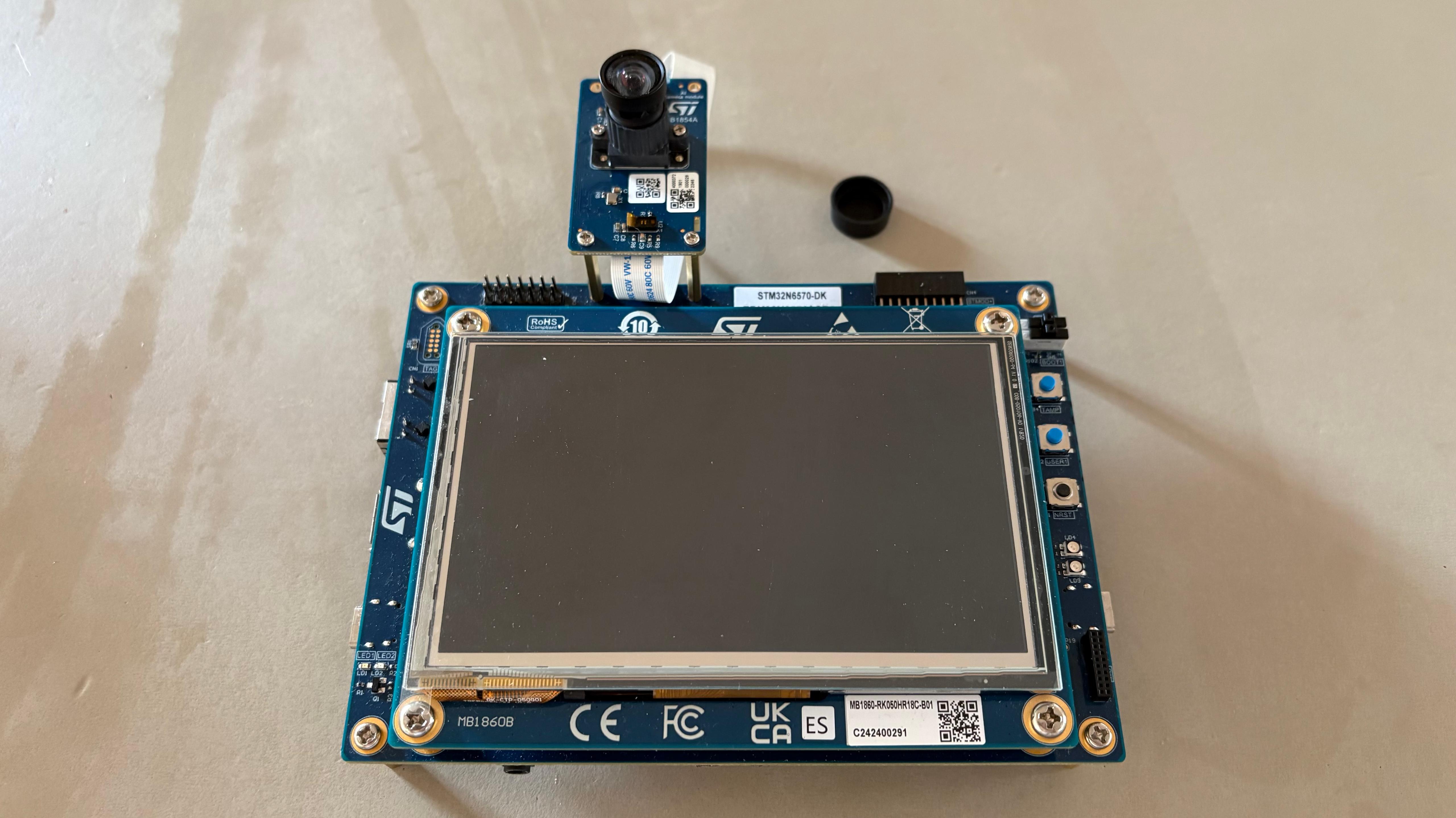 STM32N6570-DK top view